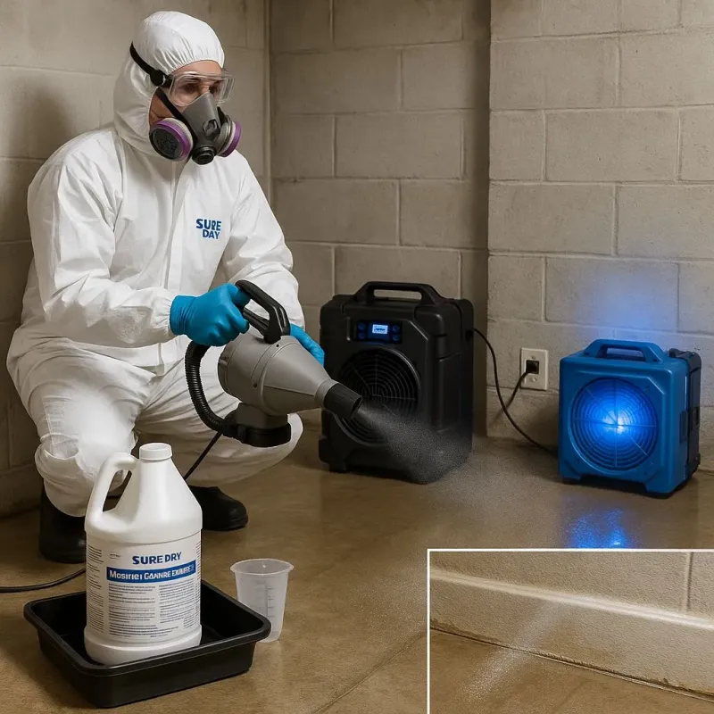 Sanitization and Odor Removal process in Eveleth, MN
